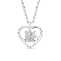 Collana Bliss Donna Bl le favole in Oro bianco Diamante 0.03 Ct 20107980 - 20107980